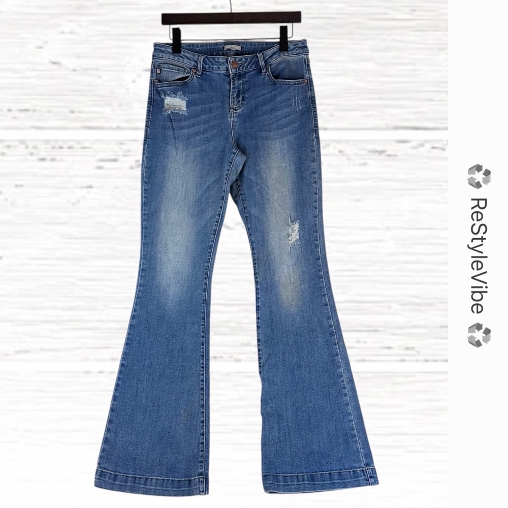 DEAR JOHN Women’s Size 29 Denim Jeans Bootcut Style Fit Mid Rise Stretch
